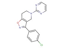 3-(4-chlorophenyl)-5-pyrimidin-2-yl-4,5,6,7-tetrahydroisoxazolo[4,5-c]pyridine