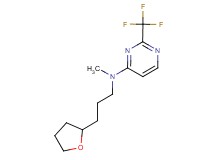 N-methyl-N-[3-(tetrahydrofuran-2-yl)propyl]-2-(trifluoromethyl)pyrimidin-4-amine