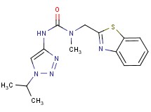 N-(1,3-benzothiazol-2-ylmethyl)-N'-(1-isopropyl-1H-1,2,3-triazol-4-yl)-N-methylurea