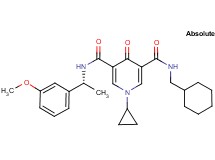 N-(cyclohexylmethyl)-1-cyclopropyl-N'-[(1R)-1-(3-methoxyphenyl)ethyl]-4-oxo-1,4-dihydro-3,5-pyridinedicarboxamide