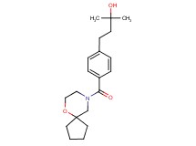 2-methyl-4-[4-(6-oxa-9-azaspiro[4.5]dec-9-ylcarbonyl)phenyl]-2-butanol