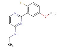 N-ethyl-2-(2-fluoro-5-methoxyphenyl)pyrimidin-4-amine