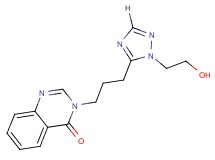 3-{3-[1-(2-hydroxyethyl)-1H-1,2,4-triazol-5-yl]propyl}quinazolin-4(3H)-one