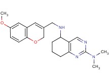 N~5~-[(6-methoxy-2H-chromen-3-yl)methyl]-N~2~,N~2~-dimethyl-5,6,7,8-tetrahydro-2,5-quinazolinediamine