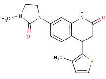 7-(3-methyl-2-oxoimidazolidin-1-yl)-4-(3-methyl-2-thienyl)-3,4-dihydroquinolin-2(1H)-one