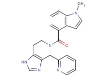 5-[(1-methyl-1H-indol-4-yl)carbonyl]-4-pyridin-2-yl-4,5,6,7-tetrahydro-1H-imidazo[4,5-c]pyridine