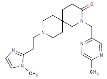 9-[2-(1-methyl-1H-imidazol-2-yl)ethyl]-2-[(5-methylpyrazin-2-yl)methyl]-2,9-diazaspiro[5.5]undecan-3-one