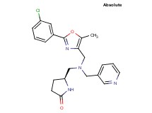 (5S)-5-{[{[2-(3-chlorophenyl)-5-methyl-1,3-oxazol-4-yl]methyl}(3-pyridinylmethyl)amino]methyl}-2-pyrrolidinone