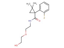 1-(2-fluorophenyl)-N-[2-(2-hydroxyethoxy)ethyl]-2,2-dimethylcyclopropanecarboxamide