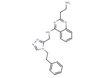 2-(2-aminoethyl)-N-{[4-(2-phenylethyl)-4H-1,2,4-triazol-3-yl]methyl}-4-quinazolinamine dihydrochloride