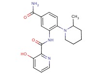 N-[5-(aminocarbonyl)-2-(2-methylpiperidin-1-yl)phenyl]-3-hydroxypyridine-2-carboxamide