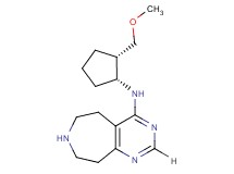 N-[rel-(1R,2S)-2-(methoxymethyl)cyclopentyl]-6,7,8,9-tetrahydro-5H-pyrimido[4,5-d]azepin-4-amine dihydrochloride