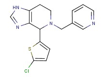 4-(5-chloro-2-thienyl)-5-(pyridin-3-ylmethyl)-4,5,6,7-tetrahydro-1H-imidazo[4,5-c]pyridine