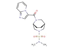 (1R*,5R*)-6-(imidazo[1,2-a]pyridin-3-ylcarbonyl)-N,N-dimethyl-3,6-diazabicyclo[3.2.2]nonane-3-sulfonamide