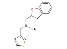 (2,3-dihydro-1-benzofuran-2-ylmethyl)methyl(1,3-thiazol-4-ylmethyl)amine