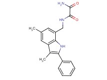 N-[(3,5-dimethyl-2-phenyl-1H-indol-7-yl)methyl]ethanediamide