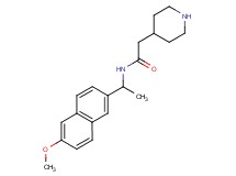 N-[1-(6-methoxy-2-naphthyl)ethyl]-2-piperidin-4-ylacetamide