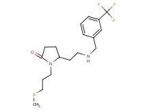 1-[3-(methylthio)propyl]-5-(2-{[3-(trifluoromethyl)benzyl]amino}ethyl)-2-pyrrolidinone