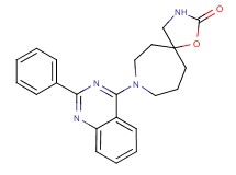 8-(2-phenyl-4-quinazolinyl)-1-oxa-3,8-diazaspiro[4.6]undecan-2-one