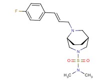 (1R*,5R*)-6-[(2E)-3-(4-fluorophenyl)-2-propen-1-yl]-N,N-dimethyl-3,6-diazabicyclo[3.2.2]nonane-3-sulfonamide