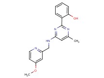 2-(4-{[(4-methoxypyridin-2-yl)methyl]amino}-6-methylpyrimidin-2-yl)phenol