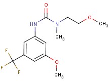 N-(2-methoxyethyl)-N'-[3-methoxy-5-(trifluoromethyl)phenyl]-N-methylurea