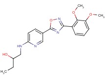 1-({5-[3-(2,3-dimethoxyphenyl)-1,2,4-oxadiazol-5-yl]-2-pyridinyl}amino)-2-butanol