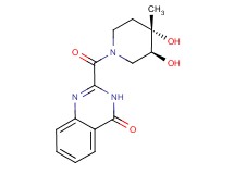 2-{[(3S*,4S*)-3,4-dihydroxy-4-methylpiperidin-1-yl]carbonyl}quinazolin-4(3H)-one