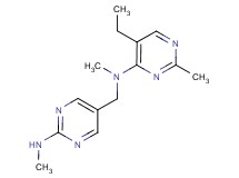 5-{[(5-ethyl-2-methylpyrimidin-4-yl)(methyl)amino]methyl}-N-methylpyrimidin-2-amine
