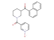 1-naphthyl{1-[(1-oxido-3-pyridinyl)carbonyl]-3-piperidinyl}methanone