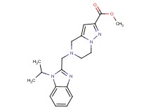 methyl 5-[(1-isopropyl-1H-benzimidazol-2-yl)methyl]-4,5,6,7-tetrahydropyrazolo[1,5-a]pyrazine-2-carboxylate
