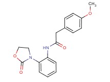 2-(4-methoxyphenyl)-N-[2-(2-oxo-1,3-oxazolidin-3-yl)phenyl]acetamide