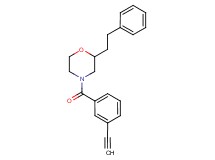 4-(3-ethynylbenzoyl)-2-(2-phenylethyl)morpholine