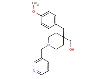 [4-(4-methoxybenzyl)-1-(3-pyridinylmethyl)-4-piperidinyl]methanol