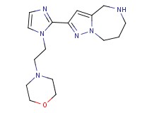 2-{1-[2-(4-morpholinyl)ethyl]-1H-imidazol-2-yl}-5,6,7,8-tetrahydro-4H-pyrazolo[1,5-a][1,4]diazepine dihydrochloride