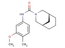(1R*,5S*)-N-(3-methoxy-4-methylphenyl)-3-azabicyclo[3.3.1]nonane-3-carboxamide