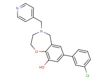 7-(3-chlorophenyl)-4-(pyridin-4-ylmethyl)-2,3,4,5-tetrahydro-1,4-benzoxazepin-9-ol