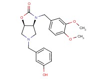 (3aS*,6aR*)-3-(3,4-dimethoxybenzyl)-5-(3-hydroxybenzyl)hexahydro-2H-pyrrolo[3,4-d][1,3]oxazol-2-one