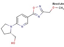 ((2S)-1-{5-[3-(methoxymethyl)-1,2,4-oxadiazol-5-yl]-2-pyridinyl}-2-pyrrolidinyl)methanol