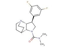 (2R*,3S*,6R*)-3-(3,5-difluorophenyl)-N,N-dimethyl-1,5-diazatricyclo[5.2.2.0~2,6~]undecane-5-carboxamide