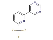 5-[6-(trifluoromethyl)pyridin-2-yl]pyrimidine