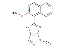 5-(2-methoxy-1-naphthyl)-1-methyl-1,4-dihydroimidazo[4,5-c]pyrazole
