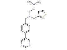 N,N-dimethyl-N'-(4-pyrimidin-5-ylbenzyl)-N'-(3-thienylmethyl)ethane-1,2-diamine