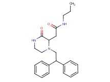 2-[1-(2,2-diphenylethyl)-3-oxo-2-piperazinyl]-N-propylacetamide