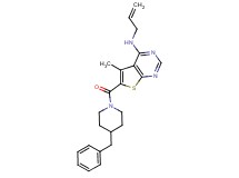 N-allyl-6-[(4-benzyl-1-piperidinyl)carbonyl]-5-methylthieno[2,3-d]pyrimidin-4-amine