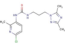 N-(6-chloro-2-methylpyridin-3-yl)-N'-[3-(3,5-dimethyl-1H-1,2,4-triazol-1-yl)propyl]urea