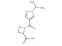 1-[(1-isopropyl-1H-pyrazol-4-yl)carbonyl]-2-azetidinecarboxylic acid