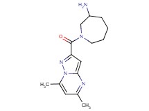 1-[(5,7-dimethylpyrazolo[1,5-a]pyrimidin-2-yl)carbonyl]-3-azepanamine hydrochloride