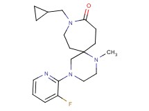 9-(cyclopropylmethyl)-4-(3-fluoropyridin-2-yl)-1-methyl-1,4,9-triazaspiro[5.6]dodecan-10-one