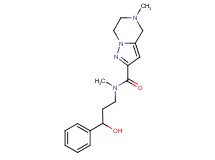 N-(3-hydroxy-3-phenylpropyl)-N,5-dimethyl-4,5,6,7-tetrahydropyrazolo[1,5-a]pyrazine-2-carboxamide